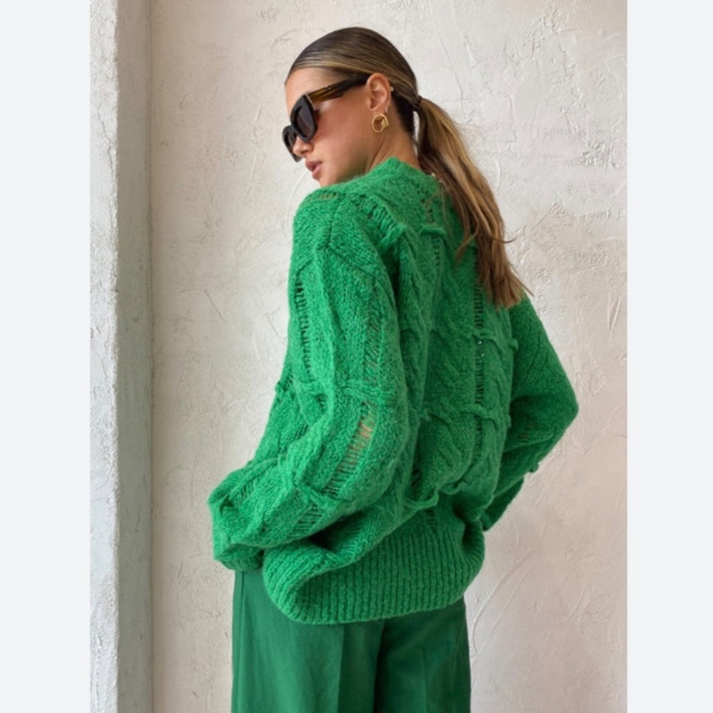Camilla And Marc Lune Cable Knit Crew